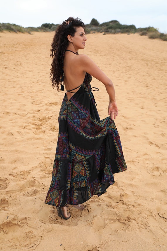 Boho Maxi Dress in Tribal Print/women's Summer Dress/royal Bohemian/resort Collection/long Dress/festival Clothing/halter Dress/sexy Dress - Etsy Boho Maxi Dress in Tribal Print/women's Summer Dress/royal Bohemian/resort Collection/long Dress/festival Clothing/halter Dress/sexy Dress - Etsy