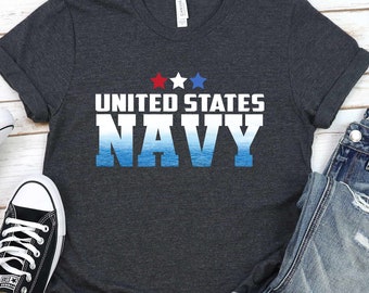 United Stated Navy Shirt, US Navy Veteran, US Navy Retirement, Navy Graduation Gift -Sweatshirt, Hoodie, Tank Top, V-neck, Long sleeve, Kids