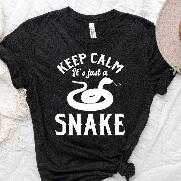 Funny Snake Shirt - Keep Calm, Snake Lover, Snake Owner, Cool Reptile Gift - Sweatshirt, Hoodie, Tank Top, V-neck, Long sleeve, Kids, Baby