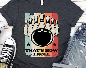 70&#39;s Retro Bowling Shirt | Tank Top | V-neck | Long sleeve | Sweatshirt | Hoodie | Crop Top | Vintage Bowling Birthday Party Gift
