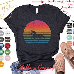 80&#39;s Retro Unicorn Shirt | Tank Top | V-neck | Long sleeve | Sweatshirt | Hoodie | Mug | Vintage Eighties Unicorn Gift | Mythical Creature