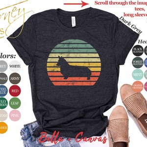 Retro Corgi Shirt, Dog Lover, Pembroke Welsh Corgi, Vintage Corgi, Funny Corgi Mom Gift - Sweatshirt, Hoodie, Tank Top, V-neck, Long sleeve