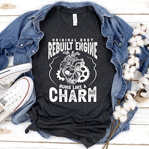 Heart Surgery Shirt | Tank Top | V-neck | Long sleeve | Sweatshirt | Hoodie | Kids | Heart Surgery Recovery Gift, Heart Attack Survivor