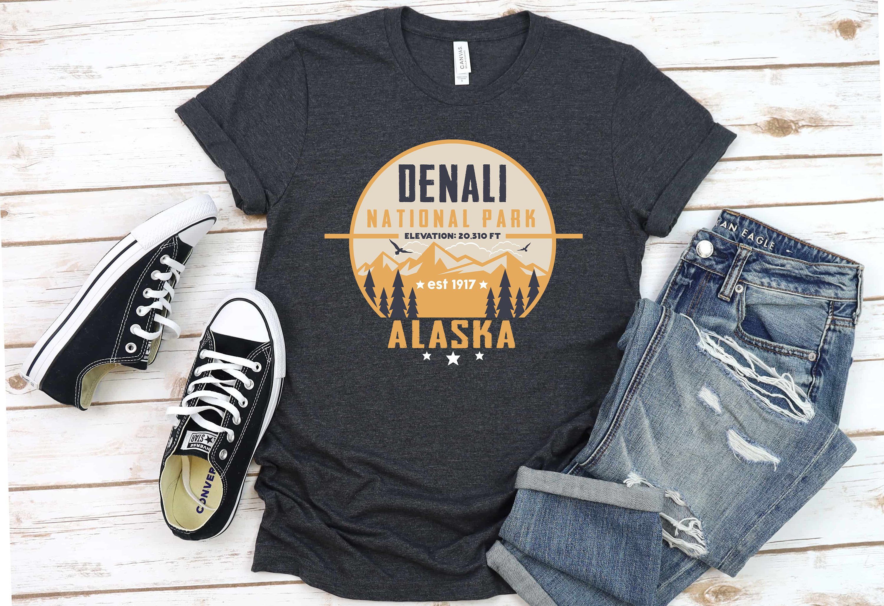 denali-national-park-shirt-alaska-camping-hiking-national-etsy