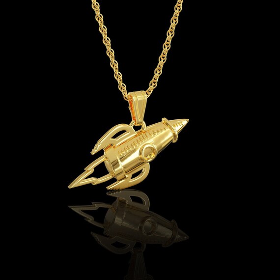 Rocket ship best sale pendant