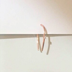 gold wire earrings