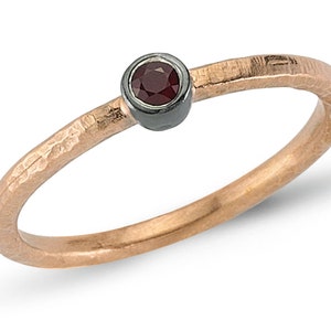 ruby solitaire ring