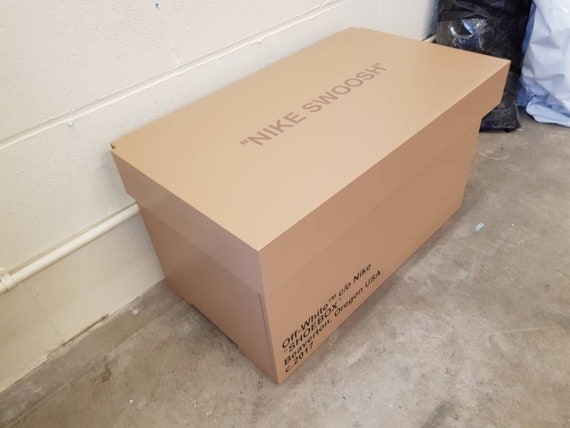 XL Trainer Shoe Storage Box Nike off-white Giant Sneaker Box | Etsy