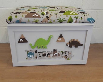 Children's Personalised Seated Toy Box