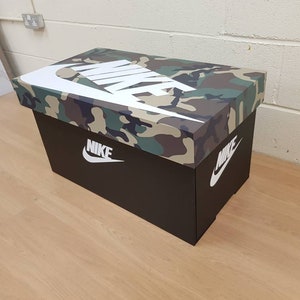 XL Trainer Shoe Storage Box, Giant Sneaker Box (fits 6-8no pairs of trainers), gift for him, birthday present, gift, present, storage