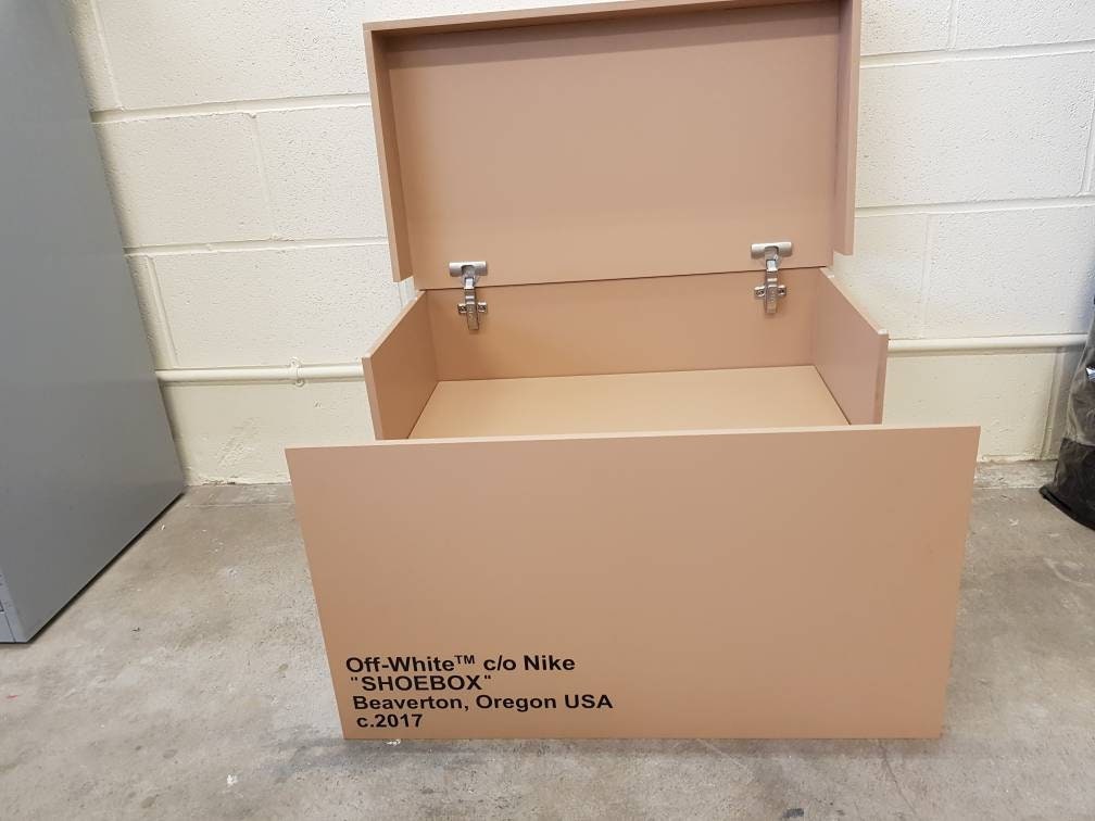 Off white x nike shoe clearance box