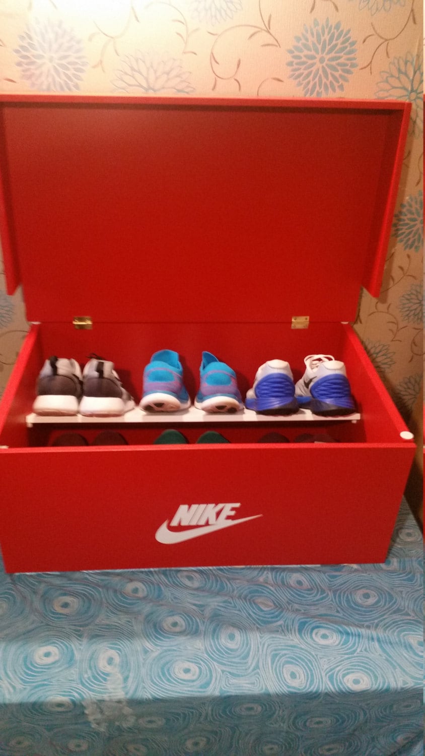 large nike shoe storage box for sale