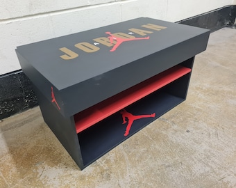 XL Trainer ShoeStorage Box, Giant Sneaker Bench (fits 6-8no pairs of trainers), gift for him, birthday present, gift, present, storage