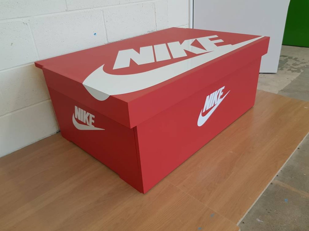 XL Trainer Shoe Storage Box Giant Sneaker Box fits 6-8no -  UK