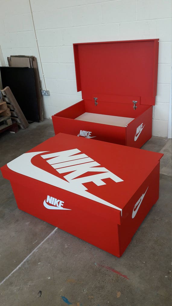 XL Nike Shoe box tiene 12no pares zapatillas - Etsy España