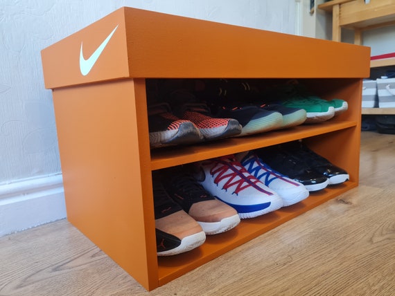 XL Trainer Shoe Storage Box Giant Sneaker Box fits 6-8no -  UK