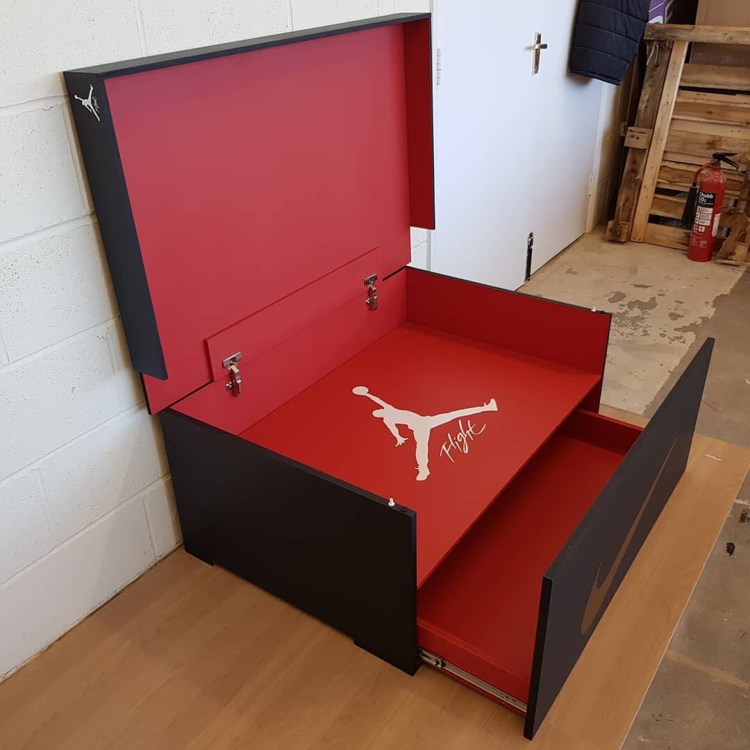 large nike trainer storage box