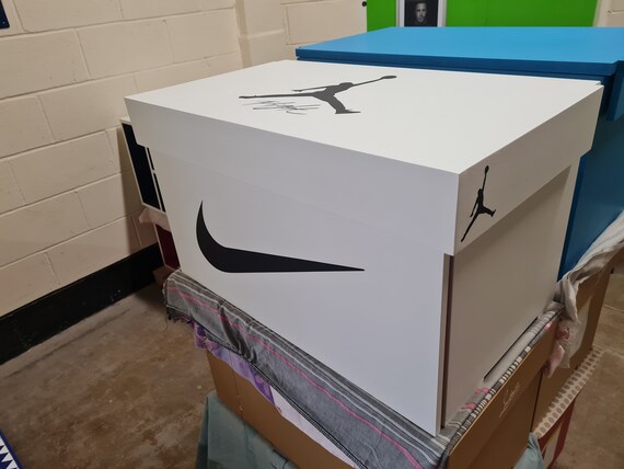 XL Trainer Storage Box Giant Sneaker Shoe Box fits 6 8no Pairs of Trainers Gift for Him Birthday Present Gift Present Handmade Etsy UK