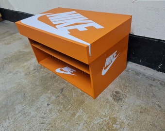 XL Trainer ShoeStorage Box, Giant Sneaker Bench (fits 6-8no pairs of trainers), gift for him, birthday present, gift, present, storage