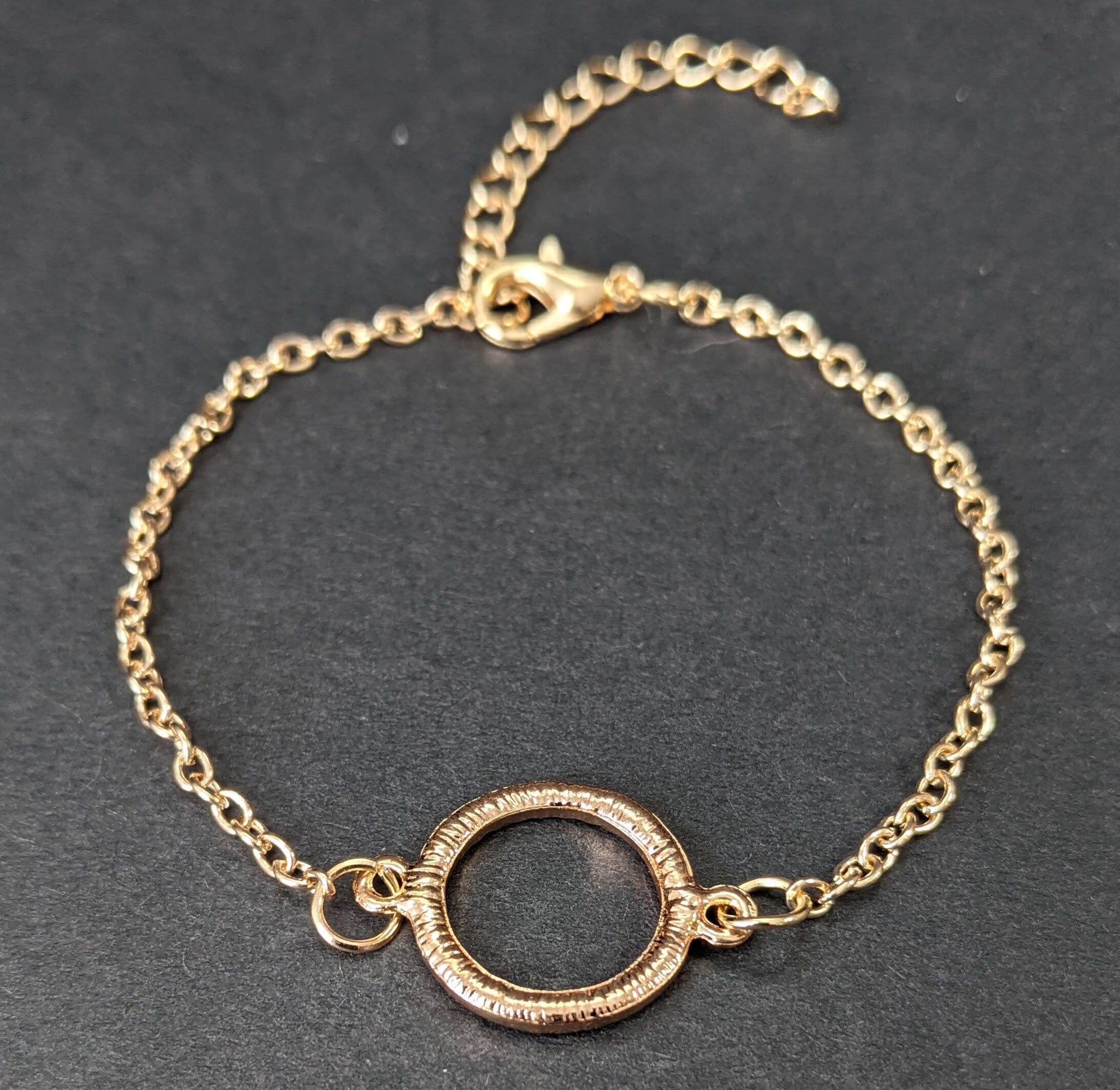 Costume Gold Bracelet Gold Tone Etsy