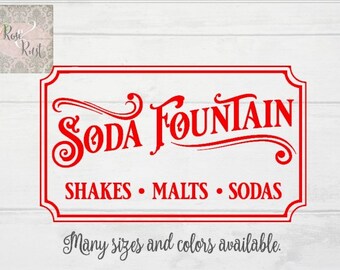 Soda Fountain Etsy