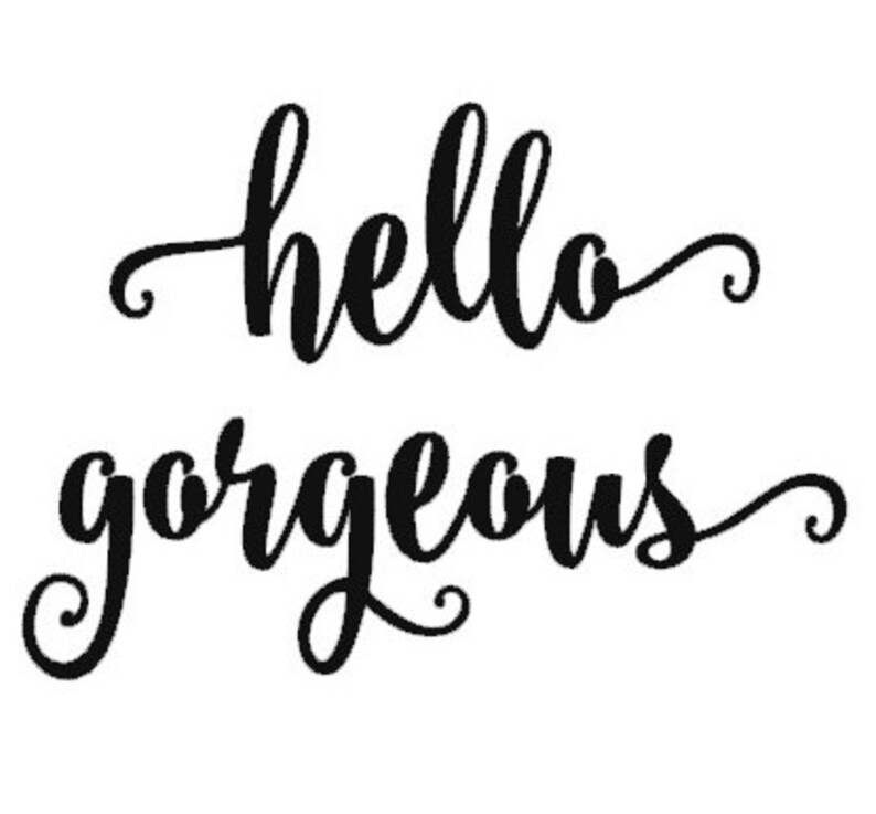 Hello Decal Married Decal Wife Decal Bride Decal Etsy