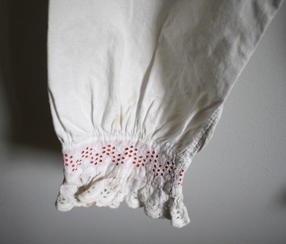 Victorian White Cotton Bloomers Antique Undergarm… - image 3