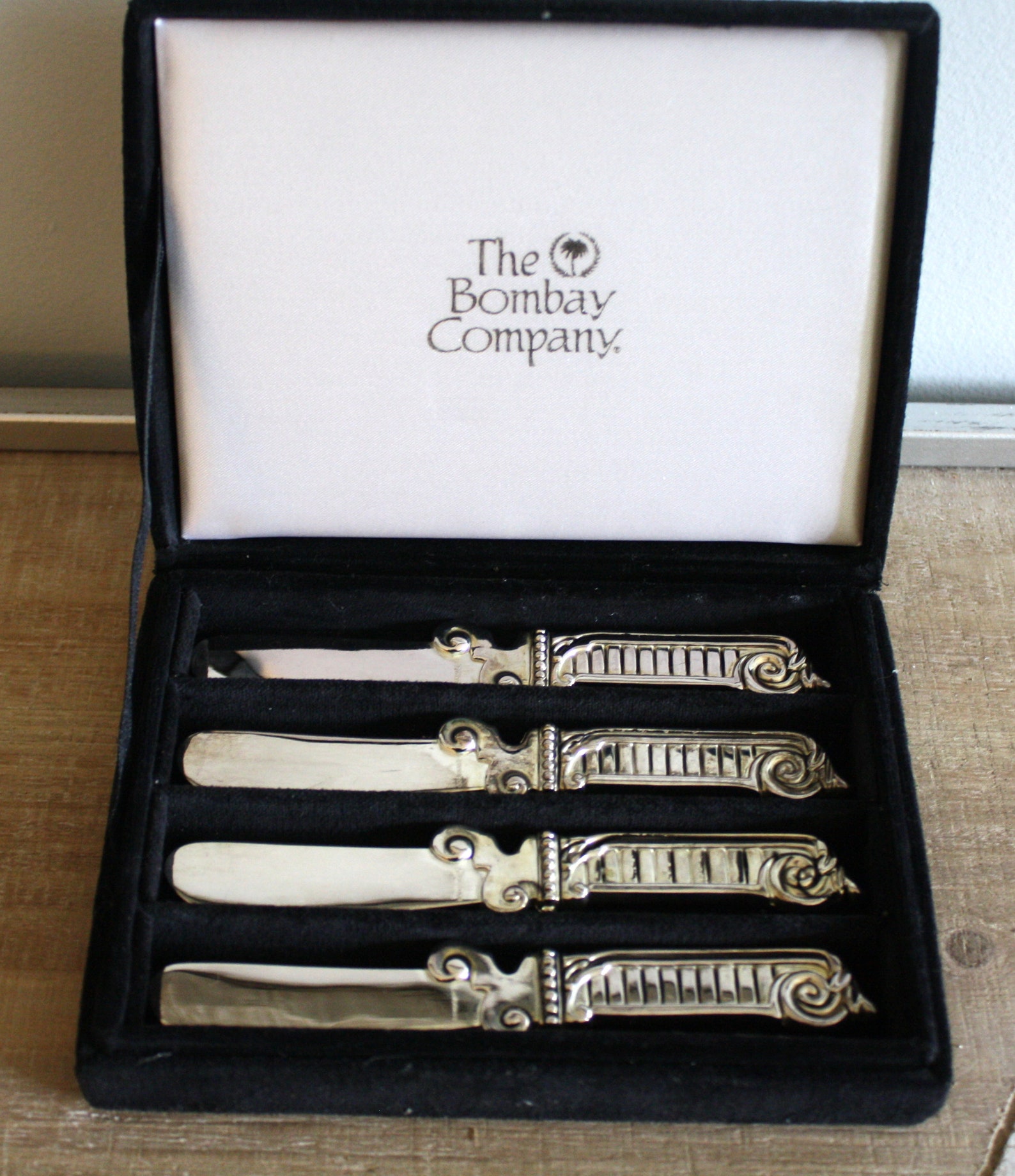 GODINGER SILVER ART Co Bombay Set of 4 Cheese Butter Knives in Etsy