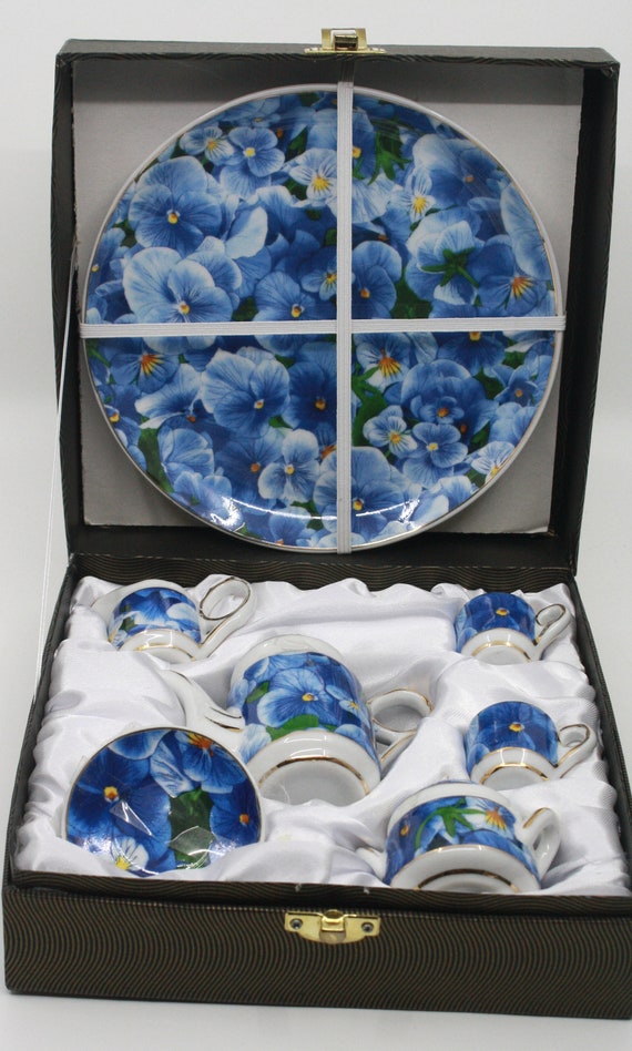 ACE Gift Collection ELFLEDA Porcelain Miniature Tea Coffee Set Etsy