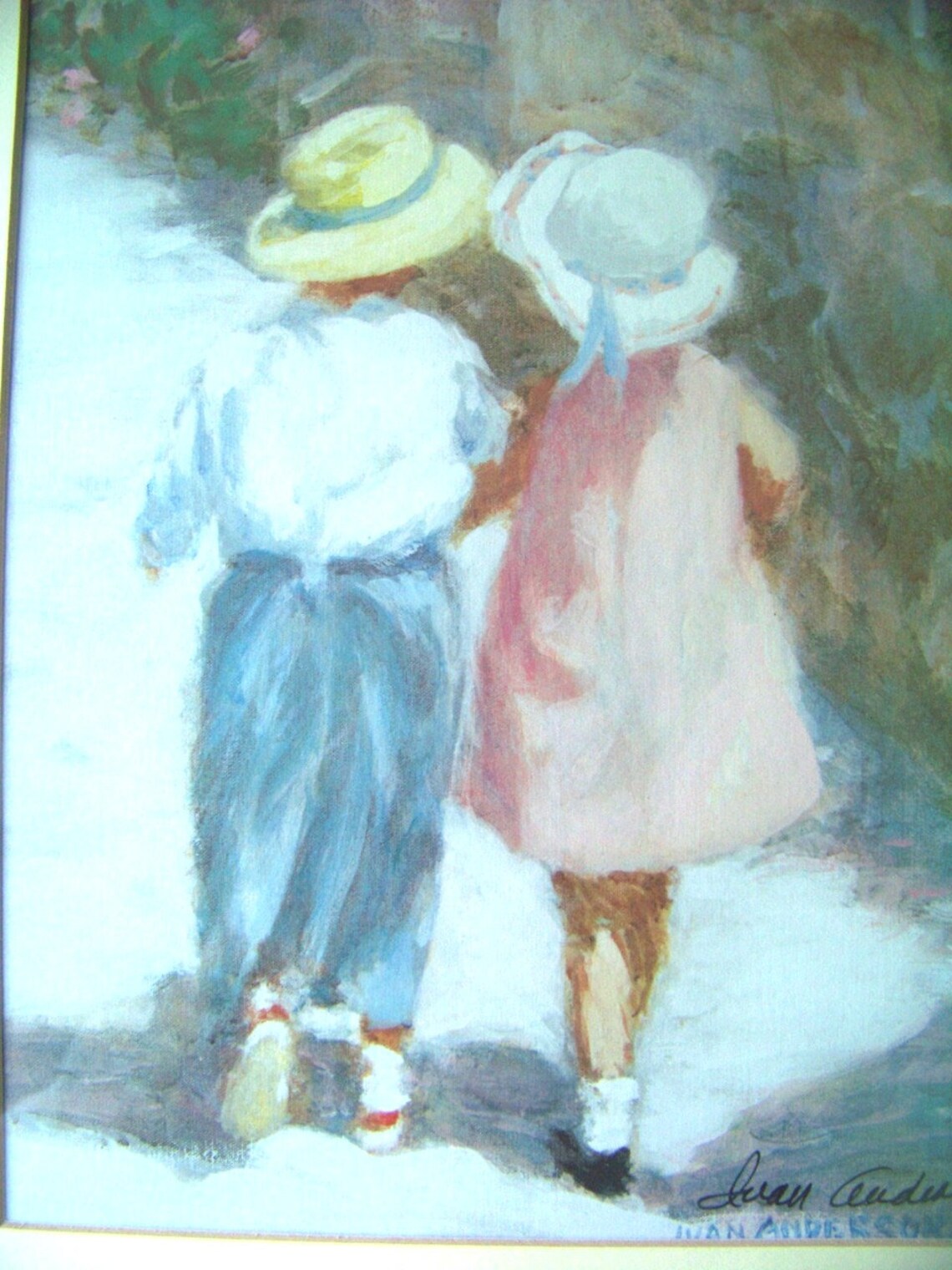 Vintage Ivan Anderson S.A.I. Signed Litho Framed Art | Etsy