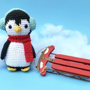 Crochet Penguin Pattern, Amigurumi Penguin Pattern, Crochet Toy Pattern, Christmas Penguin Pattern, Baby Penguin Pattern