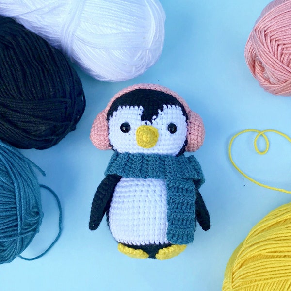 Crochet Penguin Pattern, Amigurumi Penguin Pattern, Crochet Toy Pattern, Christmas Penguin Pattern, Baby Penguin Pattern