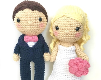 Patron au crochet Amigurumi pour les mariés (Patron PDF)