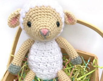 Crochet Lamb Amigurumi Pattern: Easter Sheep Tutorial (PDF Pattern)