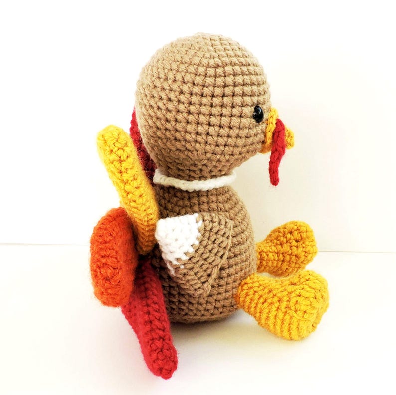 Crochet Turkey Pattern, Crochet Thanksgiving Pattern, Amigurumi Turkey Pattern, Fall Crochet Pattern, Thanksgiving Amigurumi, PDF Tutorial image 5