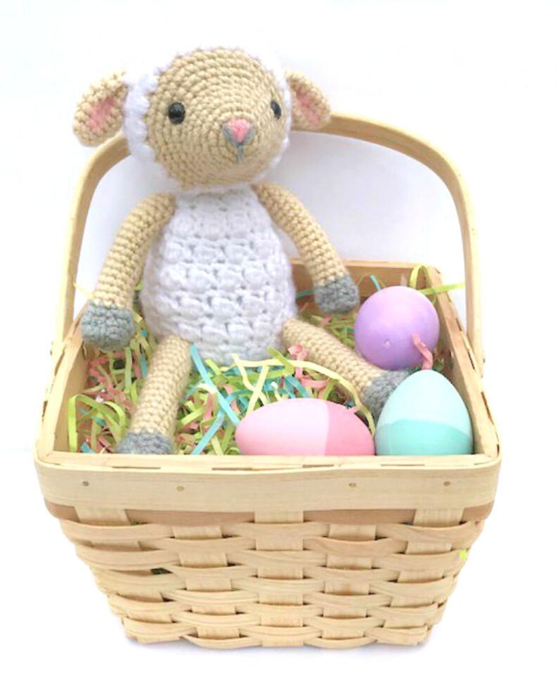 Crochet Lamb Pattern, Crochet Sheep Pattern, Crochet Easter Pattern, Amigurumi Lamb Pattern, Easter Lamb Pattern, Amigurumi Sheep, Tutorial image 2