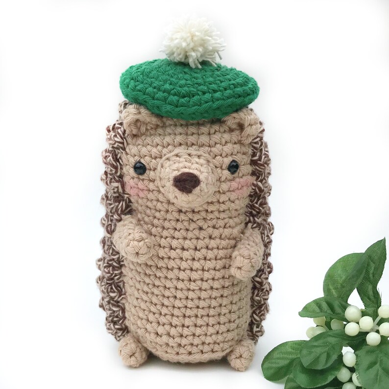 Crochet Hedgehog Pattern, Amigurumi Hedgehog Pattern, Woodland Animal Pattern, Crochet Toy Pattern image 7