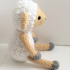 Crochet Lamb Pattern, Crochet Sheep Pattern, Crochet Easter Pattern, Amigurumi Lamb Pattern, Easter Lamb Pattern, Amigurumi Sheep, Tutorial image 8