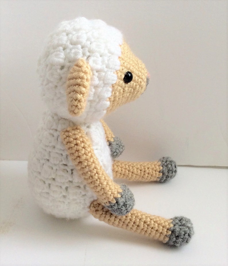 Crochet Lamb Pattern, Crochet Sheep Pattern, Crochet Easter Pattern, Amigurumi Lamb Pattern, Easter Lamb Pattern, Amigurumi Sheep, Tutorial image 8