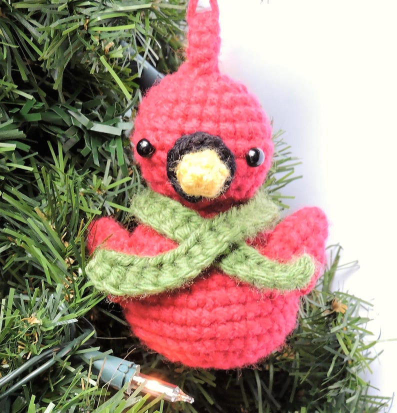 Crochet Christmas Ornament Pattern Woodland Animal Crochet Etsy