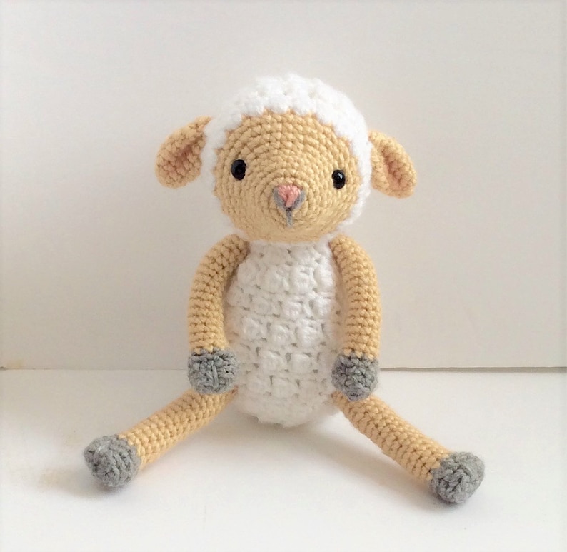 Crochet Lamb Pattern, Crochet Sheep Pattern, Crochet Easter Pattern, Amigurumi Lamb Pattern, Easter Lamb Pattern, Amigurumi Sheep, Tutorial image 7