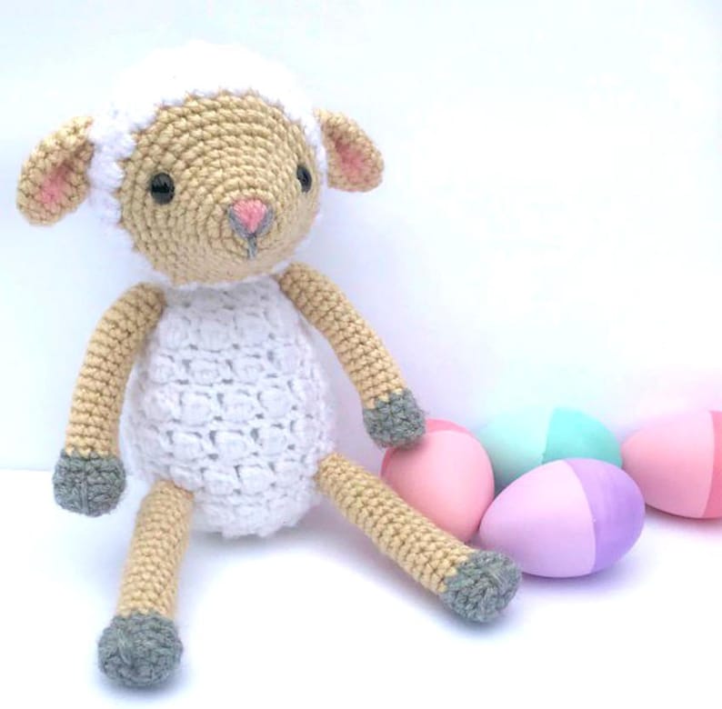 Crochet Lamb Pattern, Crochet Sheep Pattern, Crochet Easter Pattern, Amigurumi Lamb Pattern, Easter Lamb Pattern, Amigurumi Sheep, Tutorial image 3