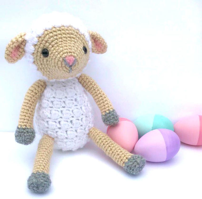 Crochet Lamb Pattern Crochet Sheep Pattern Crochet Easter Etsy