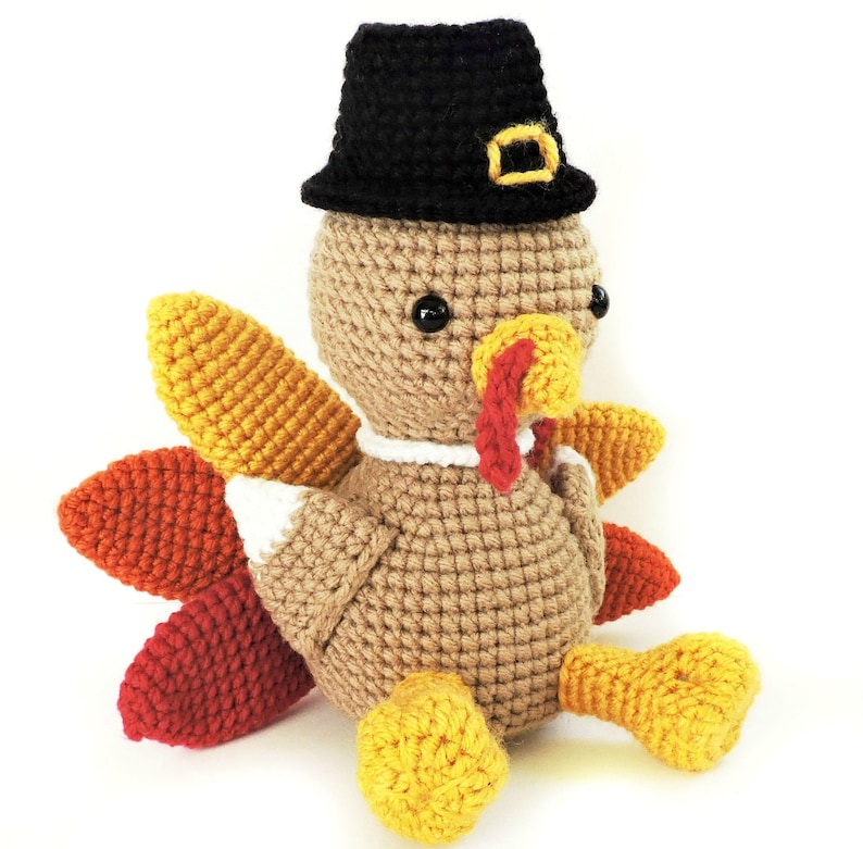 Crochet Turkey Pattern, Crochet Thanksgiving Pattern, Amigurumi Turkey Pattern, Fall Crochet Pattern, Thanksgiving Amigurumi, PDF Tutorial image 3