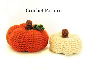 Gehaakt amigurumi-patroon pompoen: herfstdecor (pdf-patroon)