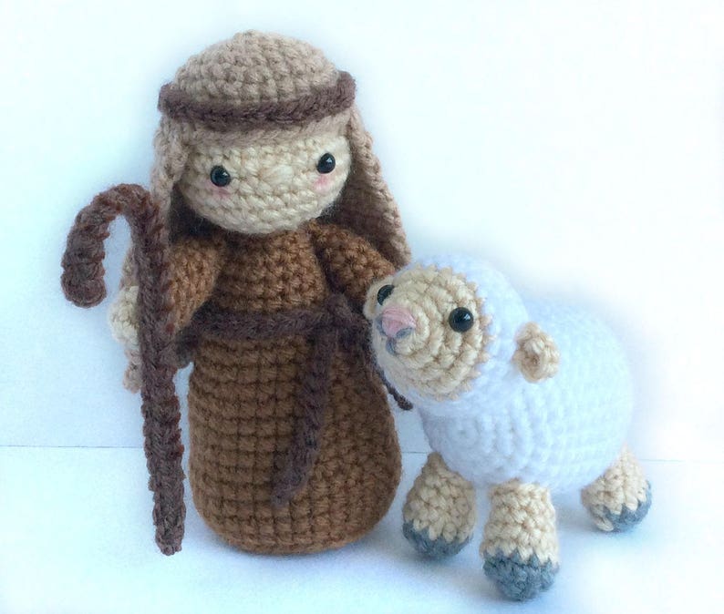 Crochet Nativity Pattern, Amigurumi Nativity Pattern, Christmas Crochet Pattern, Amigurumi Christmas Pattern, Nativity Set, Nativity Craft image 5