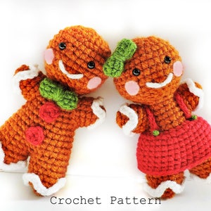 Crochet Gingerbread Pattern, Crochet Gingerbread Man, Amigurumi Christmas Pattern, Crochet Christmas Pattern, Gingerbread Amigurumi, Craft