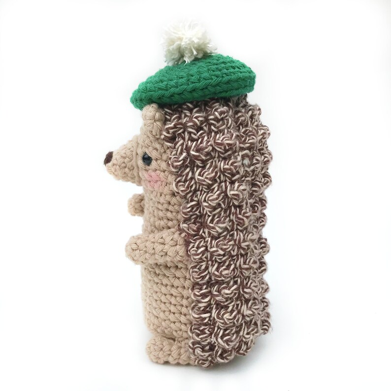 Crochet Hedgehog Pattern, Amigurumi Hedgehog Pattern, Woodland Animal Pattern, Crochet Toy Pattern image 8