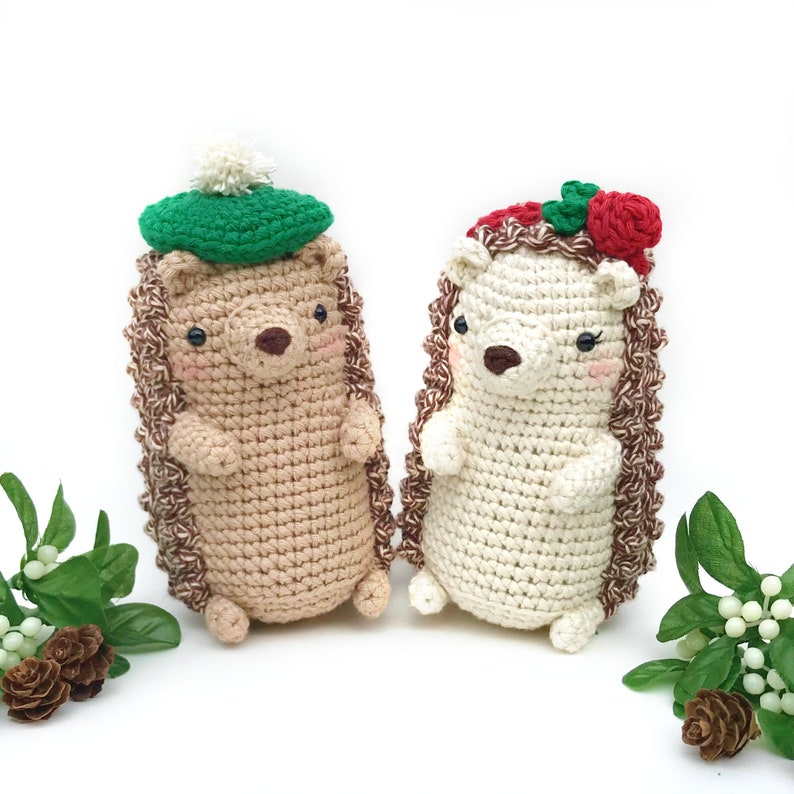 Crochet Hedgehog Pattern, Amigurumi Hedgehog Pattern, Woodland Animal Pattern, Crochet Toy Pattern image 3