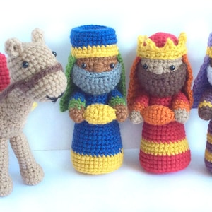 Crochet Nativity Pattern, Amigurumi Nativity Pattern, Christmas Crochet Pattern, Amigurumi Christmas Pattern, Nativity Set, Nativity Craft image 4